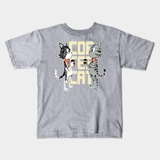 Coffee Cat Kids T-Shirt